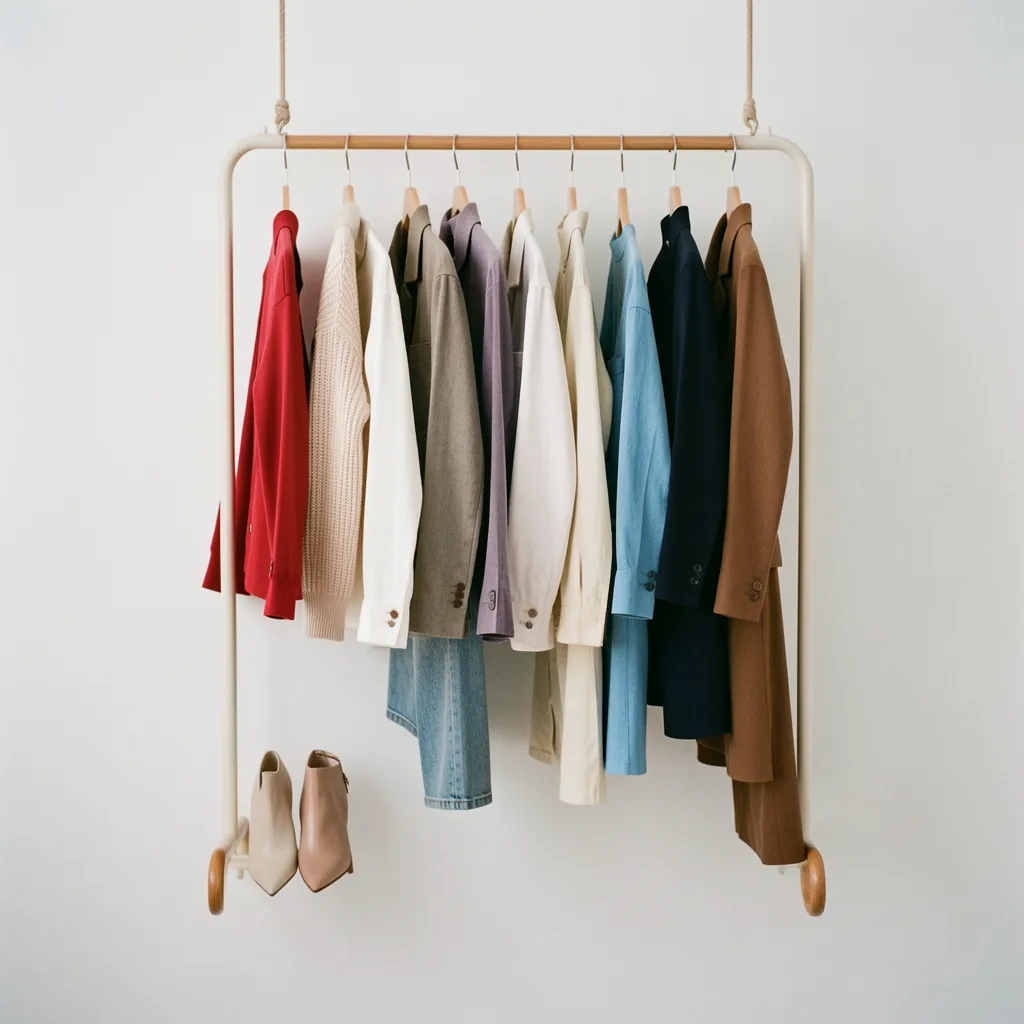Compact wardrobe organization